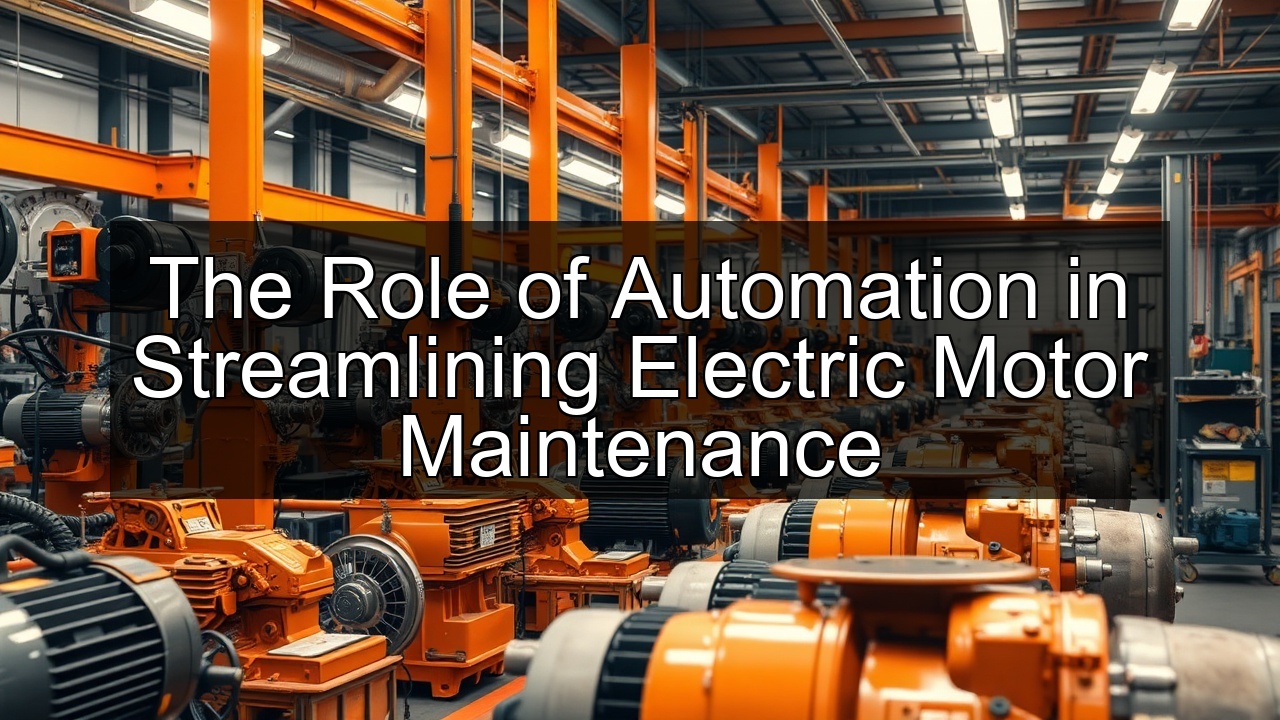 preventative maintenance electric motor repair maintenance electric motor restoration manufacturing
