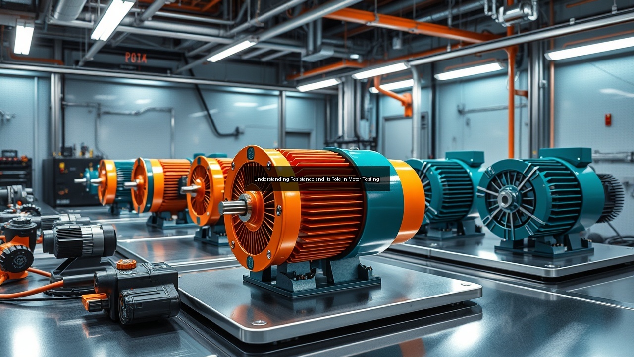 vibration test motor phase motor analysis hipot