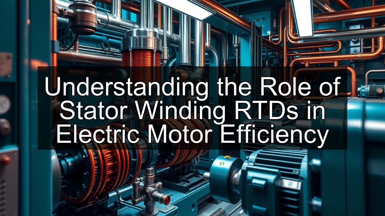 rtds rtd stator stator winding rtd thermocouples